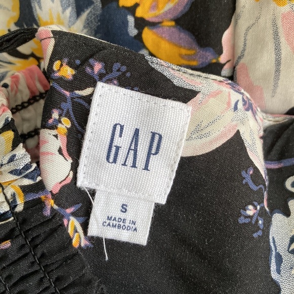 🛍️ DONATED Gap | Soft Floral Dress A-line flowy black adjustable straps - Picture 10 of 10